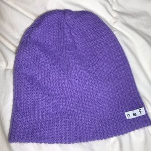 Purple Neff beanie